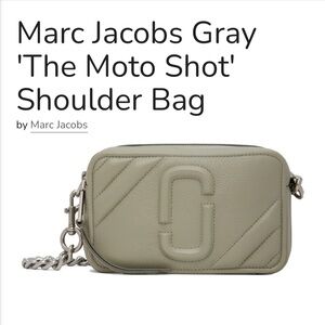 Marc Jacobs The Moto Shot Handbag with Leather and Chain Shoulder Strap Like-New